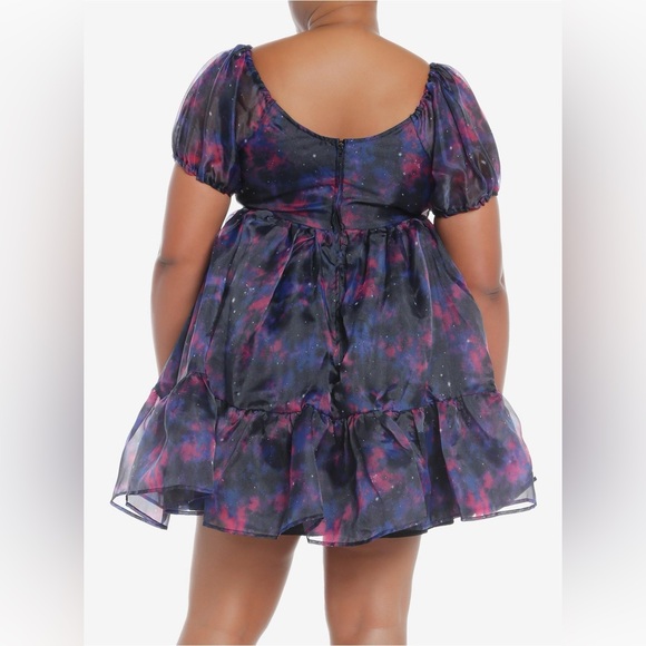 Cosmic Aura Galaxy Tiered Organza Dress, medium - Picture 4 of 7